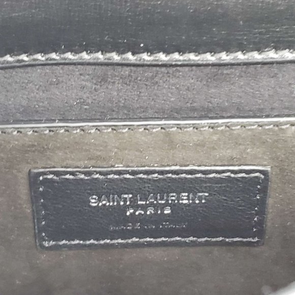 100% Authentic YSL Yves Saint Laurent Sunset Medium Leather Shoulder Bag - Picture 14 of 16
